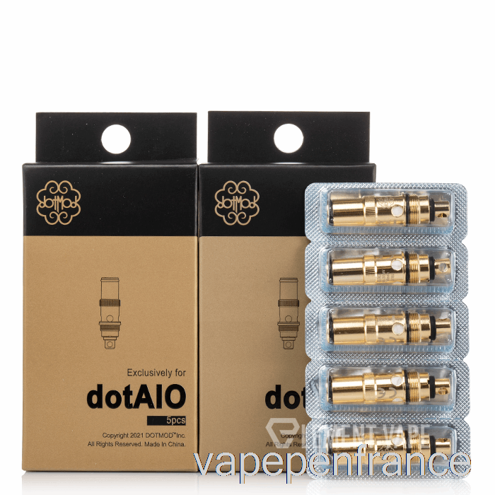 Bobines De Remplacement Dotmod Dotaio Bobines Clapton 1,2 Ohm Stylo Vape